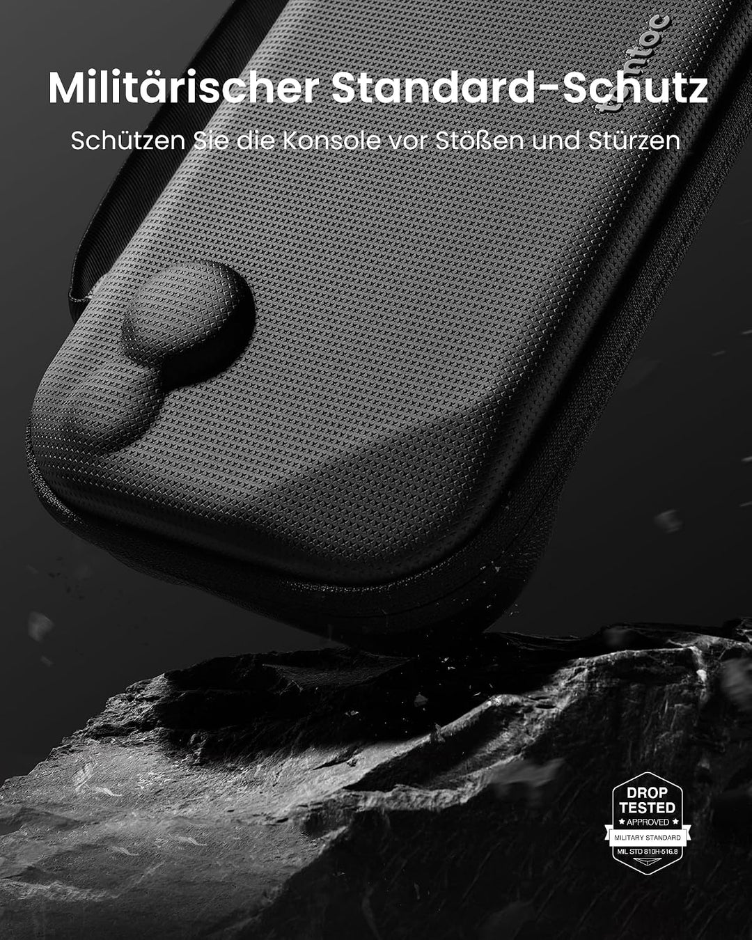 tomtoc Slim Tasche Kompatibel mit Steam Deck / Steam Deck OLED, Rundumschutz Case Hülle für Reise, U
