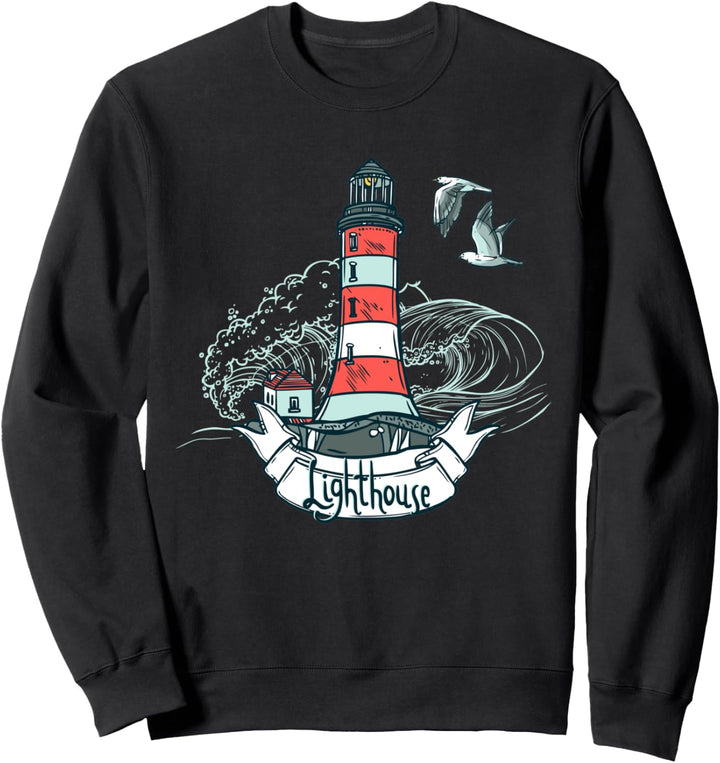 Ozean-Leuchtturm Sweatshirt