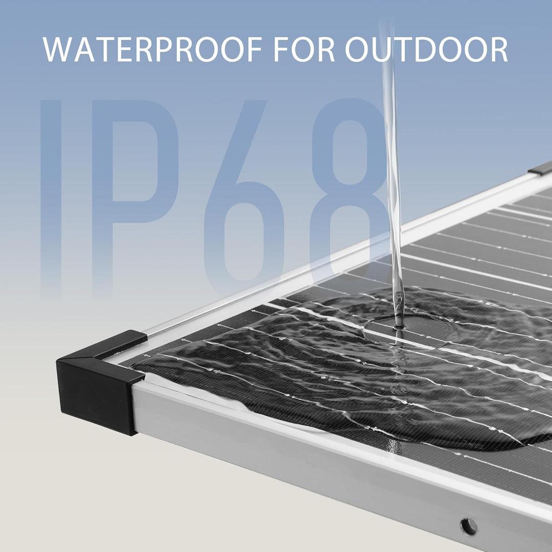 Nicesolar 20W Mono Solarpanel Kit 12V Monokristallines Solarmodule System-set Solaranlage Komplettse