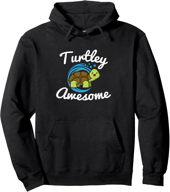 Turtley Geniales Schildkröten Geschenk Fun Pullover Hoodie