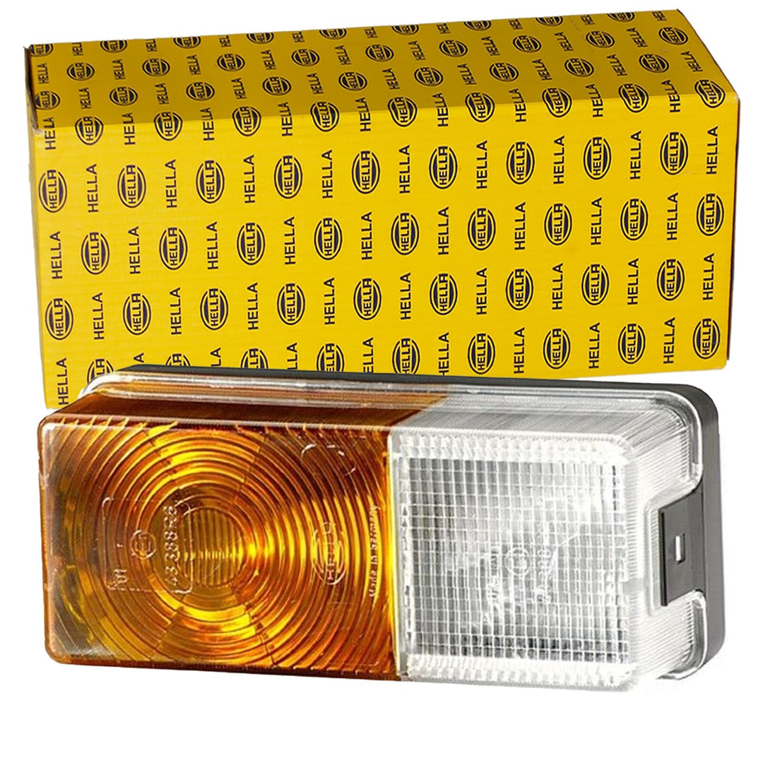 HELLA - Blinkleuchte - Halogen - 12V - Anbau/geschraubt - Stecker: Flachstecker - links/rechts - Men