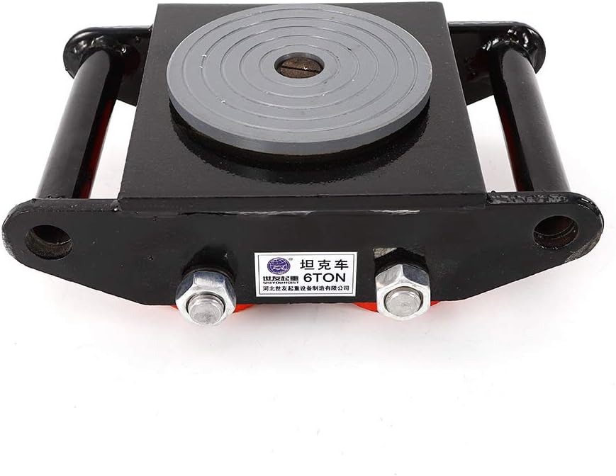 Panzerrollen,Transportfahrwerk,Industrieroller mit 4 PU-Richtungsräder Roller Drehplatte Möbeltransp