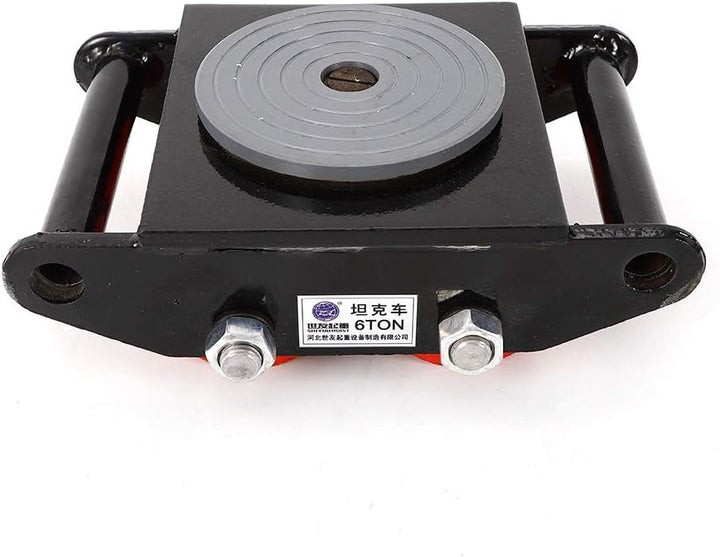 Panzerrollen,Transportfahrwerk,Industrieroller mit 4 PU-Richtungsräder Roller Drehplatte Möbeltransp