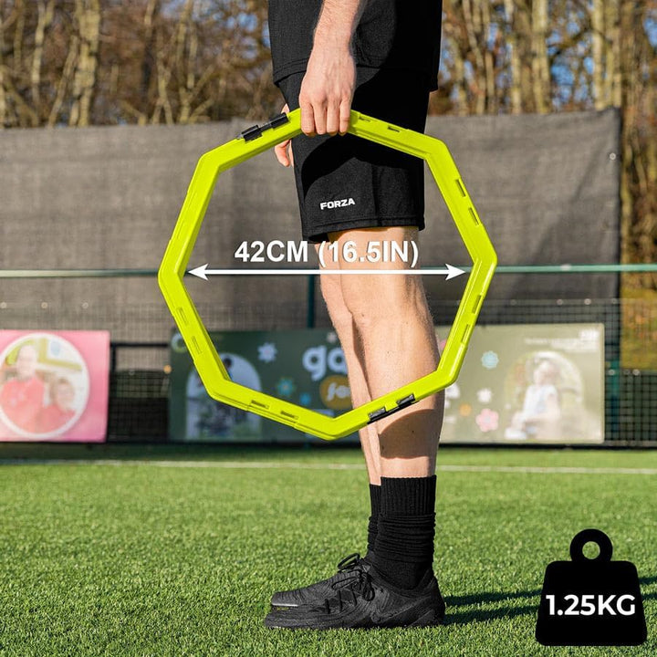 FORZA Agility-Trainings Octa-Ringe [6er-Set] | Fussball-Trainingsausrüstung | Multi-Sport Agility-Ri