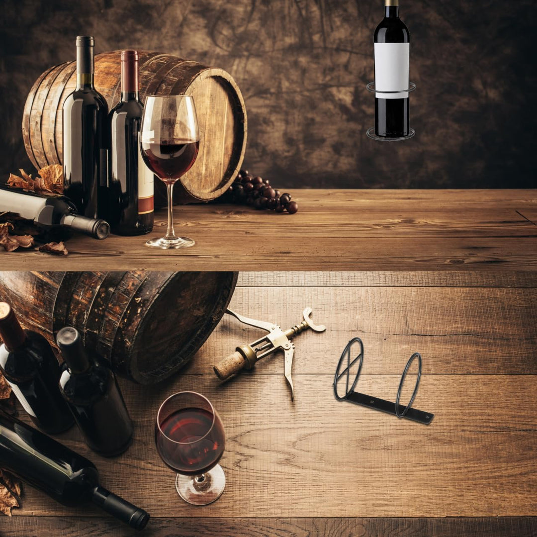 GALPADA Flaschenständer Weinregal Schmal Hoch Stehend Wein Rot: schwarz Weinregal für Schrank Wein R