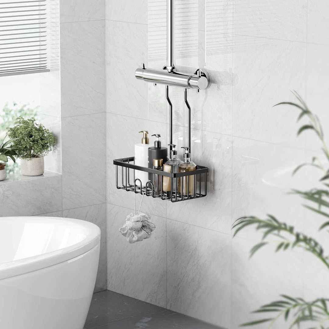 Pickpiff Duschablage Zum Hängen Schwarz Duschregal Duschkorb Shampoo Halterung Für Dusche Shower She