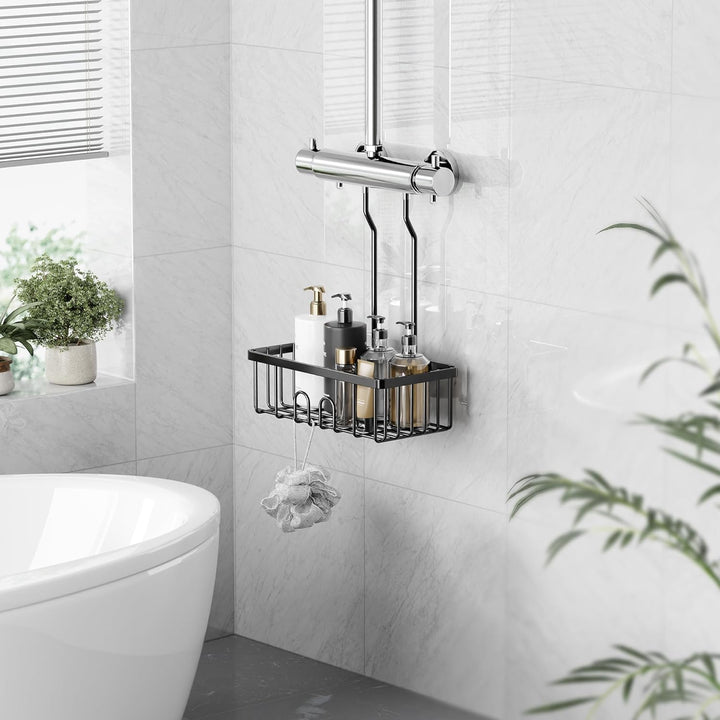 Pickpiff Duschablage Zum Hängen Schwarz Duschregal Duschkorb Shampoo Halterung Für Dusche Shower She