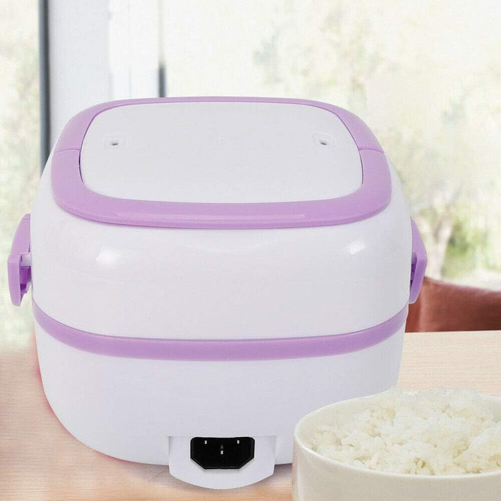Berkalash 200W Electric Lunch Box, Multifunktions Mini Reiskocher, Wärmedämmung Elektrische Mahlzeit