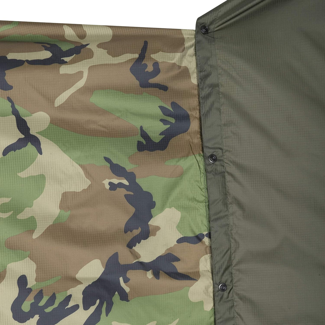 Helikon-Tex Poncho US-Modell, Surplus Line Einheitsgrösse Grosse Grössen Polnisches Woodland, Einhei