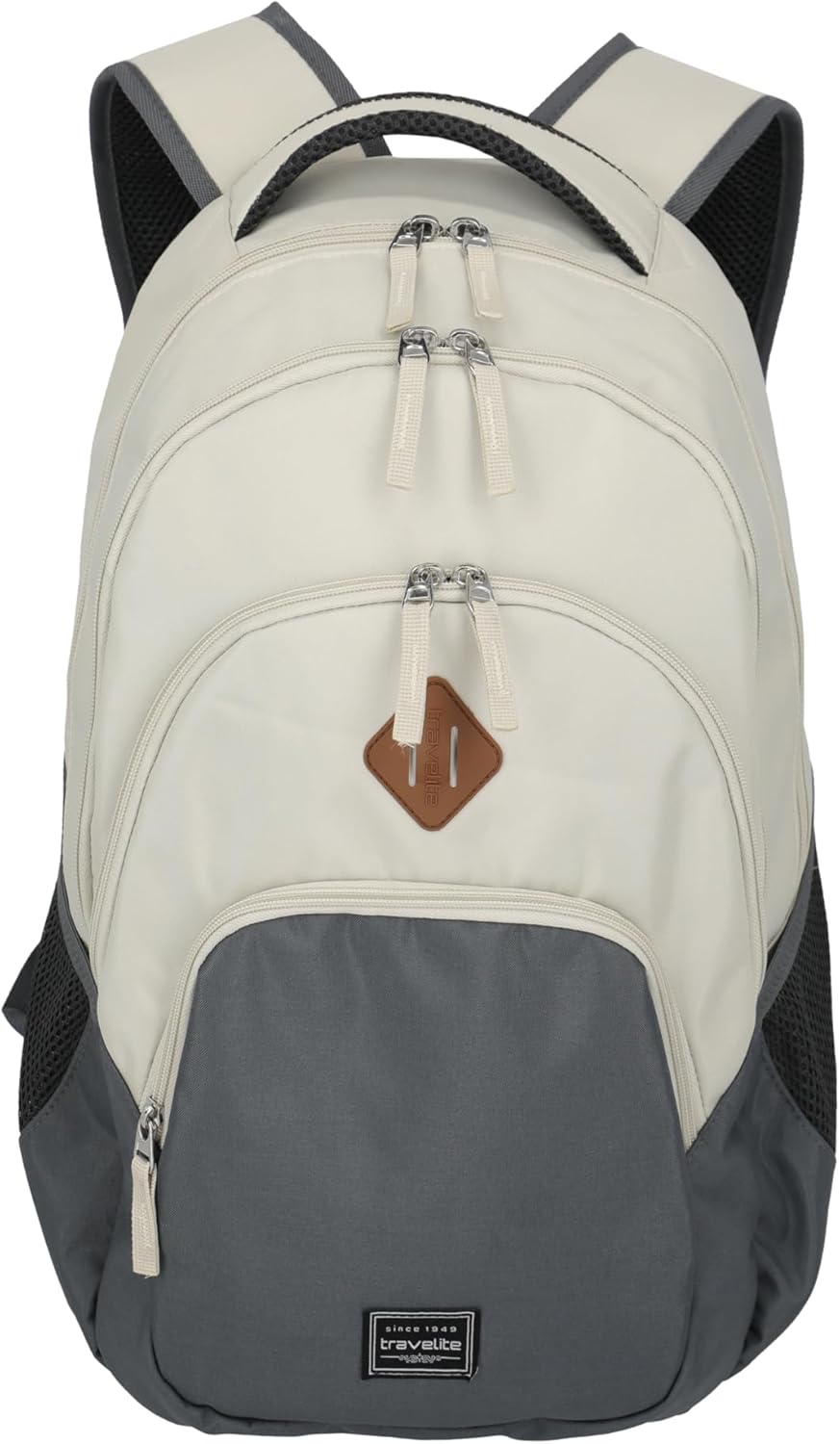 Travelite Handgepäck Rucksack, Laptop Rucksack 15,6 Zoll, BASICS, Daypack, Tagesrucksack mit vielen