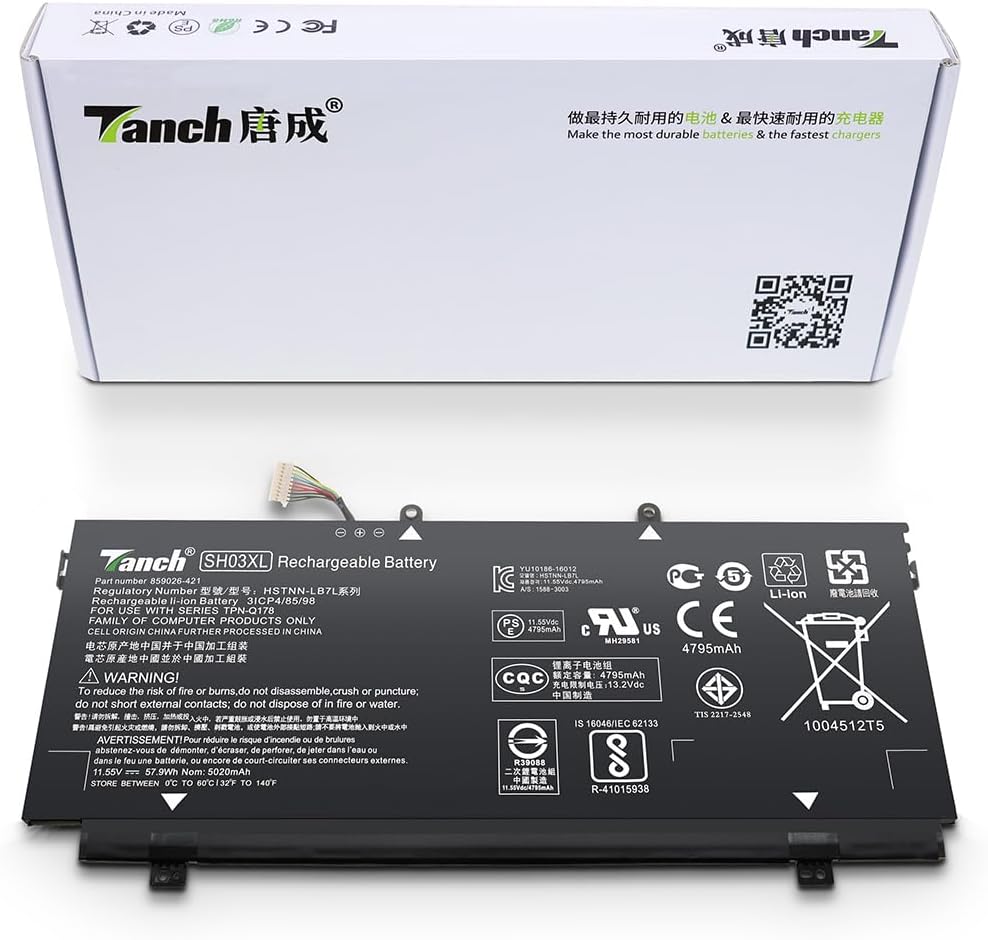Laptop-Akku SH03XL SH03057XL HSTNN-LB7L 859356-855 859026-421 für HP Spectre x360 13-ac012ng 13-ac01