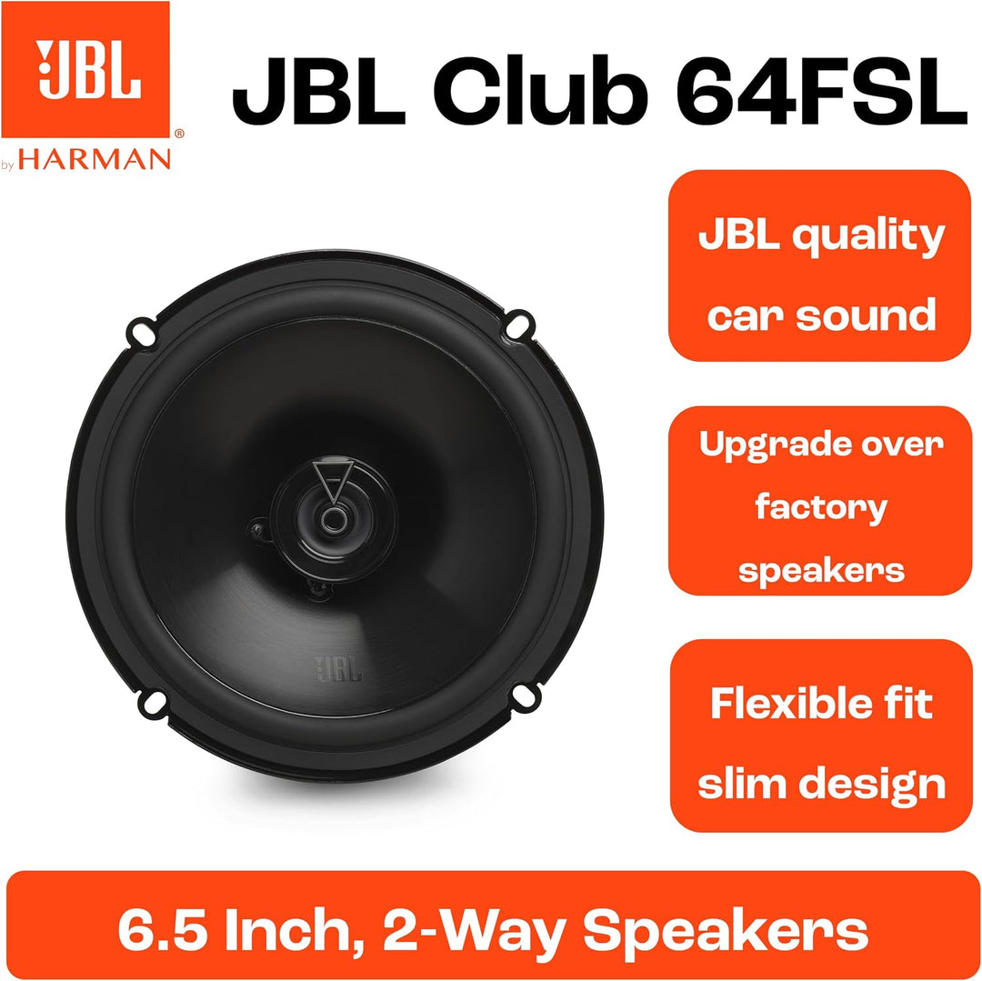 JBL Club Gen3 64FSL 6.5'' (16cm) Lautsprechersatz Koaxial Flach