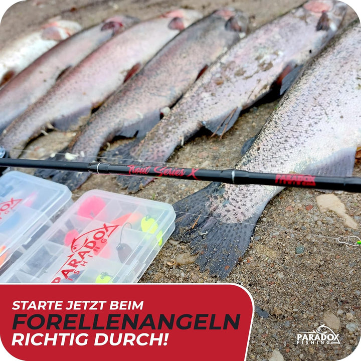 UL-Ruten Set I Trout Series X I 1,85m Wg. 1,2g-4g I Spoon Rute Forellenrute Ultralight Rute – UL Rut