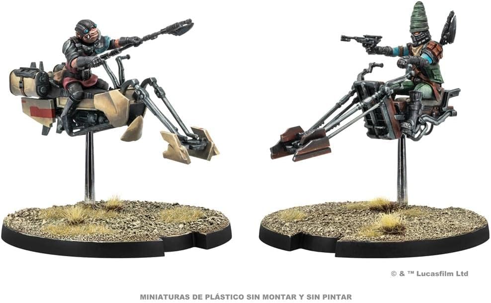 Star Wars Legion - Beschleuniger-Biker - Miniatur-Spiel auf Spanisch