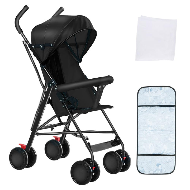 Buggy, Kinderbuggy, Kinderwagen Zusammenklappbar, Reise-Kinderwagen mit Wattepads und Moskitonetzen