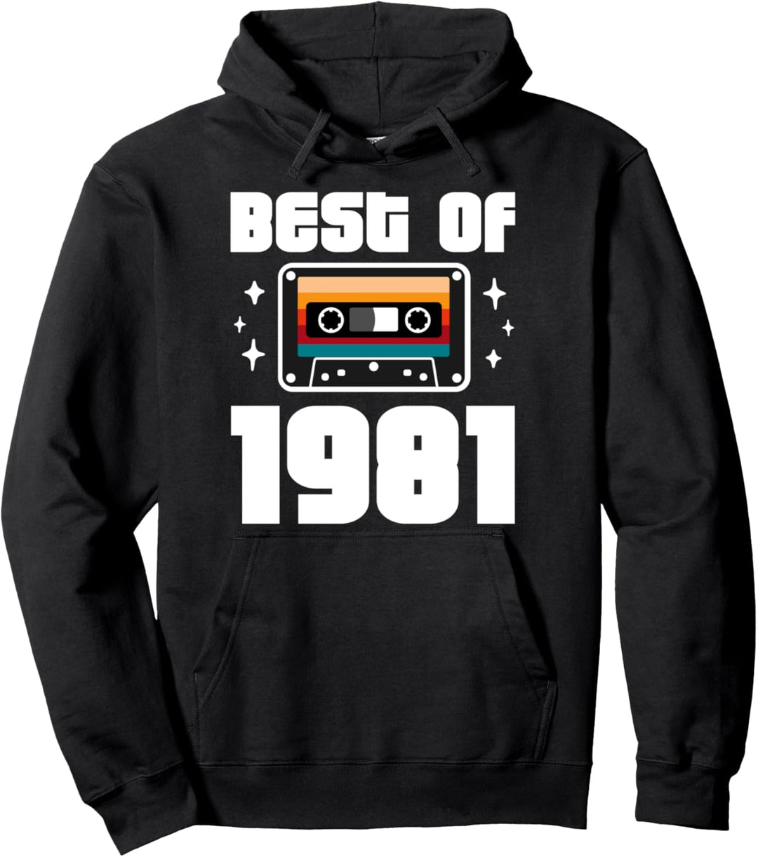 Best Of 1981 Vintage Retro Geburtstag Pullover Hoodie