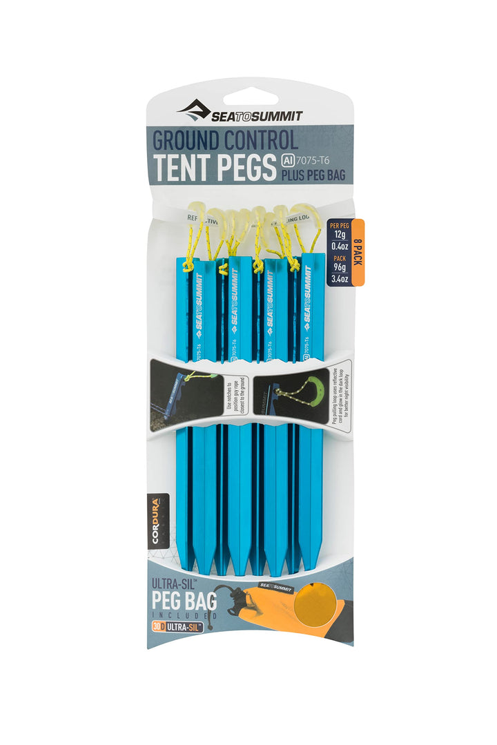 Sea to Summit Ground Control Tent Pegs - Zeltheringe blue, blue