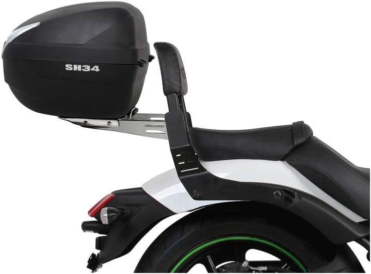 K0vl65sn - verchromte beifahrer-rückenlehne für motorrad kompatibel mit kawasaki vulcan s 2015-2021