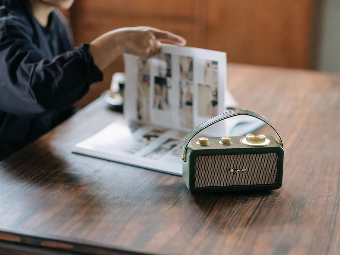 Sangean RA-101 Portable Analog Gold, Grün