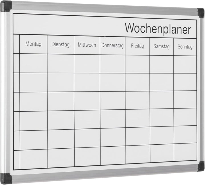 Bi-Office Magnetischer Wochenplaner Maya, Trocken Abwischbar, Inklusive Marker Und Magneten, Plantaf