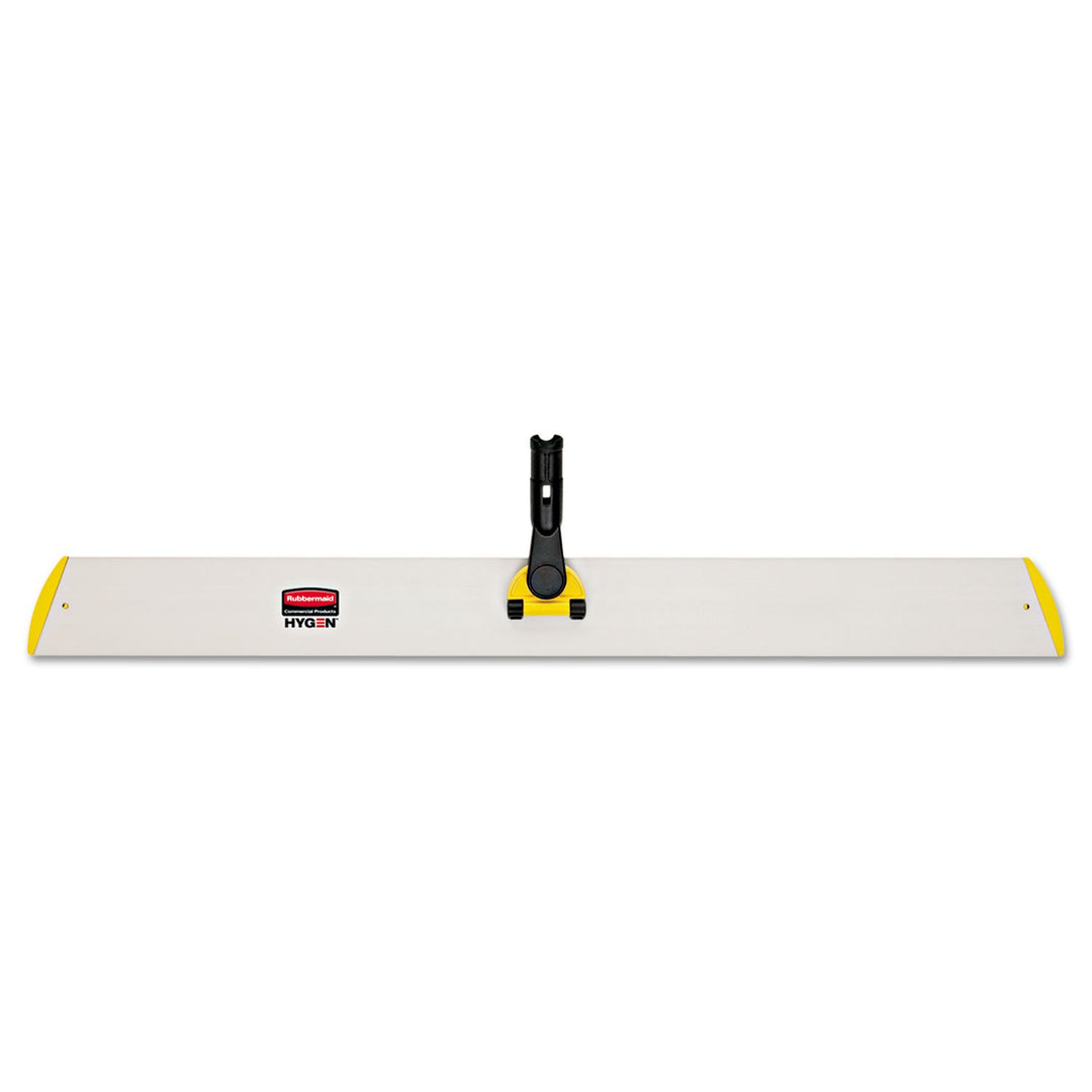 Rubbermaid Commercial Products 36 inch HYGEN Quick Connect Single Sided Hall Dust Mop Frame - Yellow