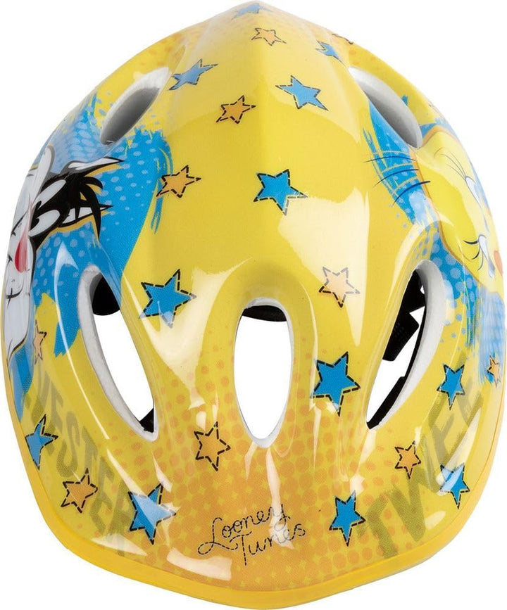 Warner Bros. Baby-Jungen Fahrradhelm Looney Tunes Titti Silvestro Kinderhelm für Mädchen, 52-56 cm,