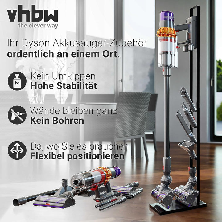 vhbw Staubsaugerhalter Ständer kompatibel mit Dyson V16 Piston Animal, V16 Piston Animal Submarine A