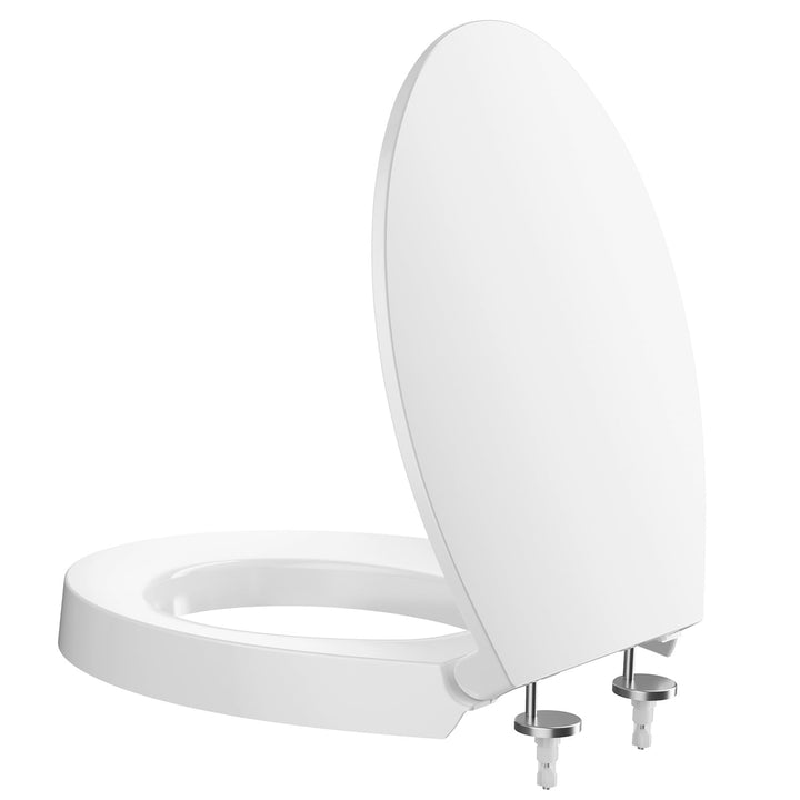 CECIPA WC-Sitz Erhöhung 5 cm – Duroplast Toilettensitz mit Absenkautomatik, bis 250 kg belastbar, er