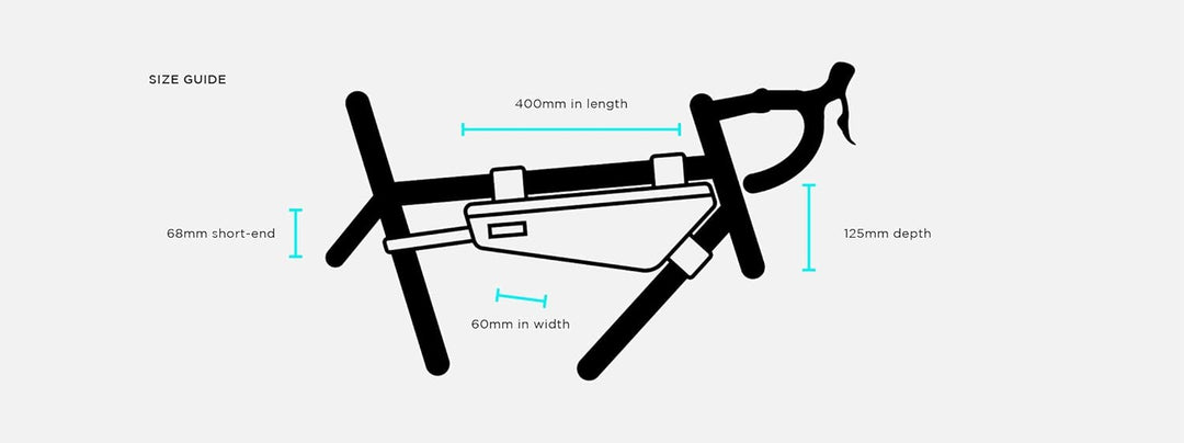 Restrap Framebag Rahmentasche M Schwarz, M Schwarz
