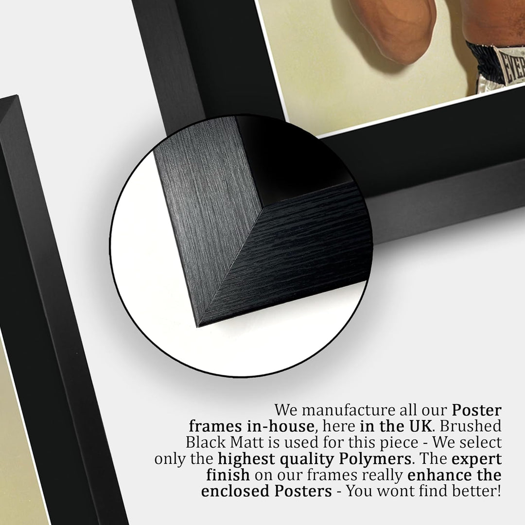 HWC Trading Muhammad Ali Boxing Geschenke Gedruckter Signierter Autogramm Poster für Fans von Boxspo