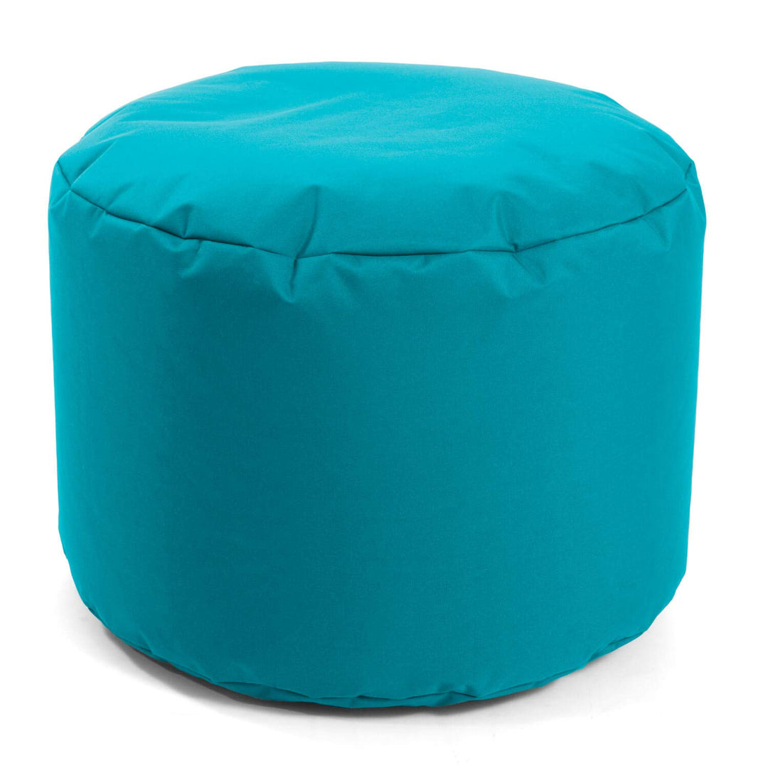 mokebo® Outdoor Pouf, Hocker 60x40cm in Blau, Türkis für Balkon & Garten 'Der Ruhepouf' Sitzhocker r