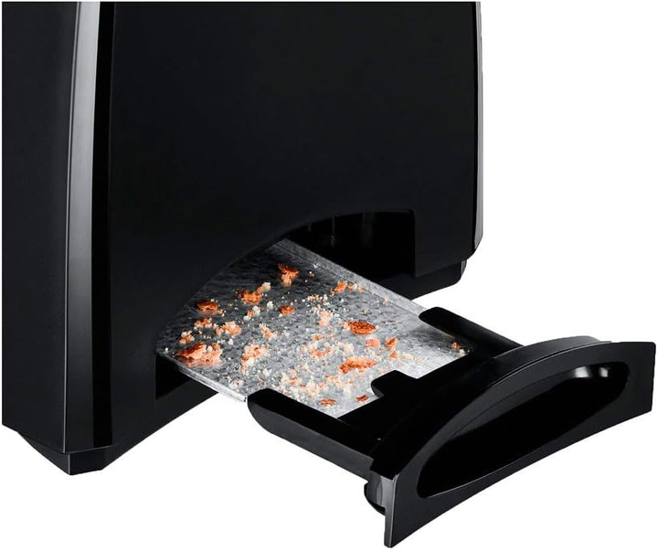 Krups Pro Aroma Toaster, 6 Toasterstufen, integrierter Brötchenwärmer, herausnehmbare Krümelschublad