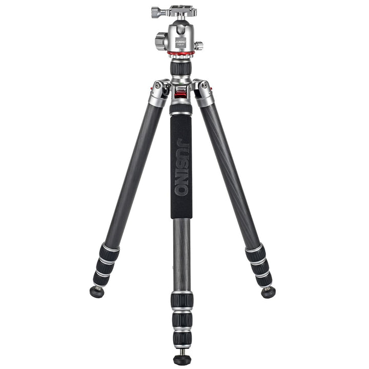 JUSINO Profi Traveller Karbon-Stativ Monopodfunktion TK-324C + Kugelkopf FGS-41 93cm Gesamthöhe mit