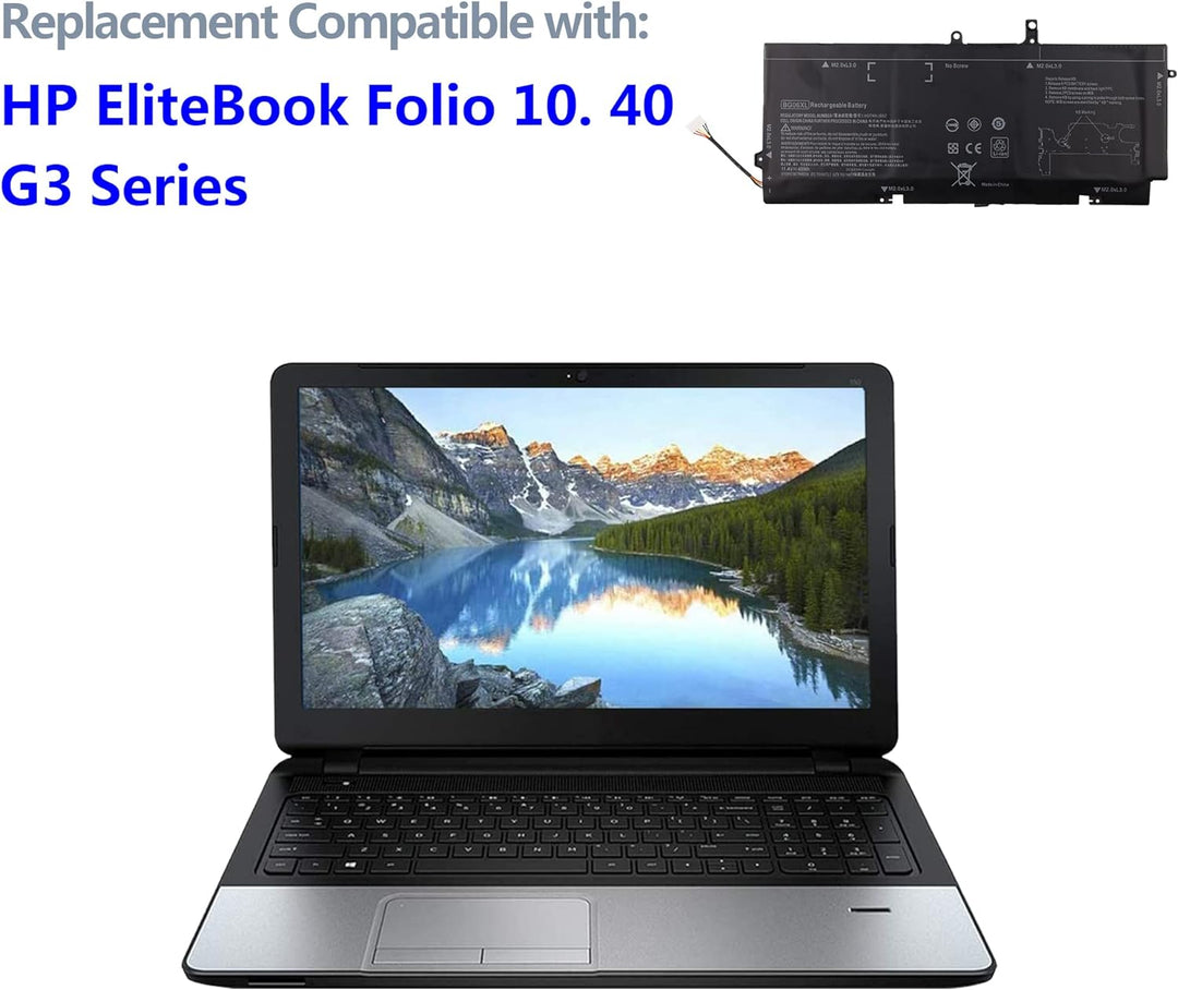 Swark Laptop Akku BG06XL Replacement Komplett with EliteBook Folio 10. 40 G3 Series BG06045XL BG06 8