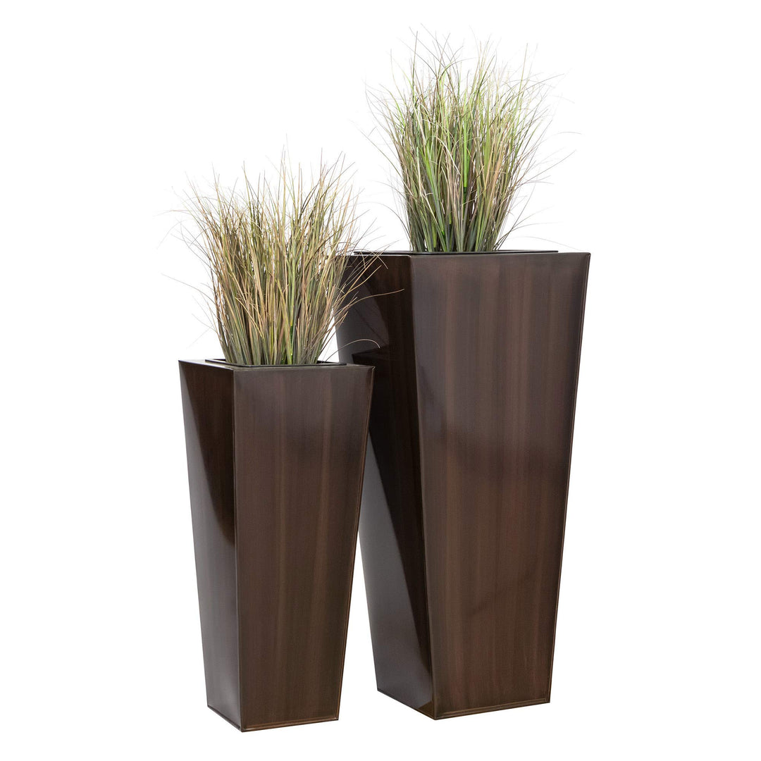 Casa Mina Pflanzkübel gross aussen - Zink Blumenkübel Gross 85/65cm - Premium Blumenkasten für Draus