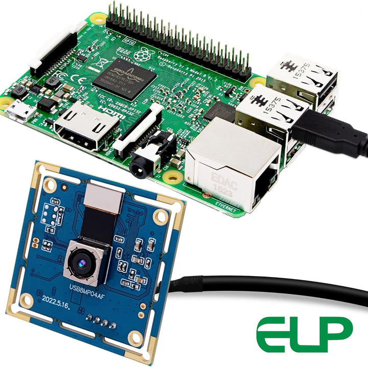 ELP 8MP USB Autofokus-Kamera für Computer und 3D-Drucker, Full HD 2448P, Lightburn Cam