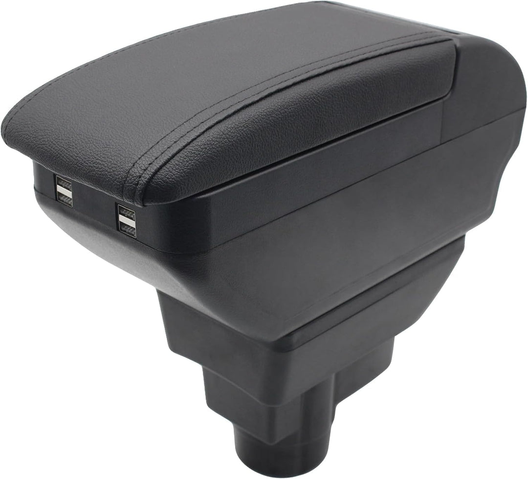 Doppellagige Armlehnenbox für Corsa D 2006–2014 Mittelkonsole Aufbewahrungsbox mit 4 USB-Anschlüssen