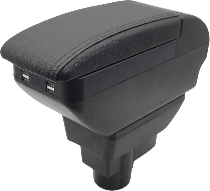 Doppellagige Armlehnenbox für Corsa D 2006–2014 Mittelkonsole Aufbewahrungsbox mit 4 USB-Anschlüssen