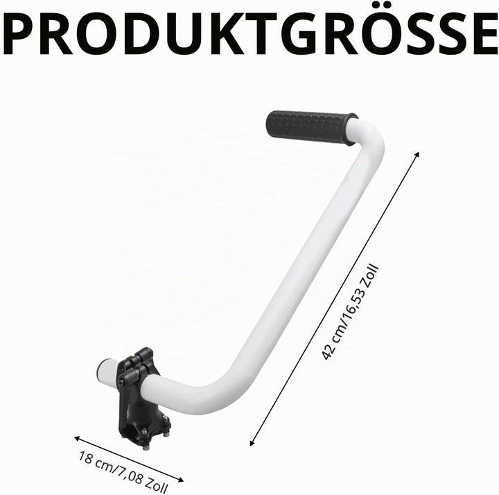 Trimmergriff, Rasentrimmer-Griff aus Aluminium, Ergonomischer Griff für Rasenmäher, Trimmer-Griffver