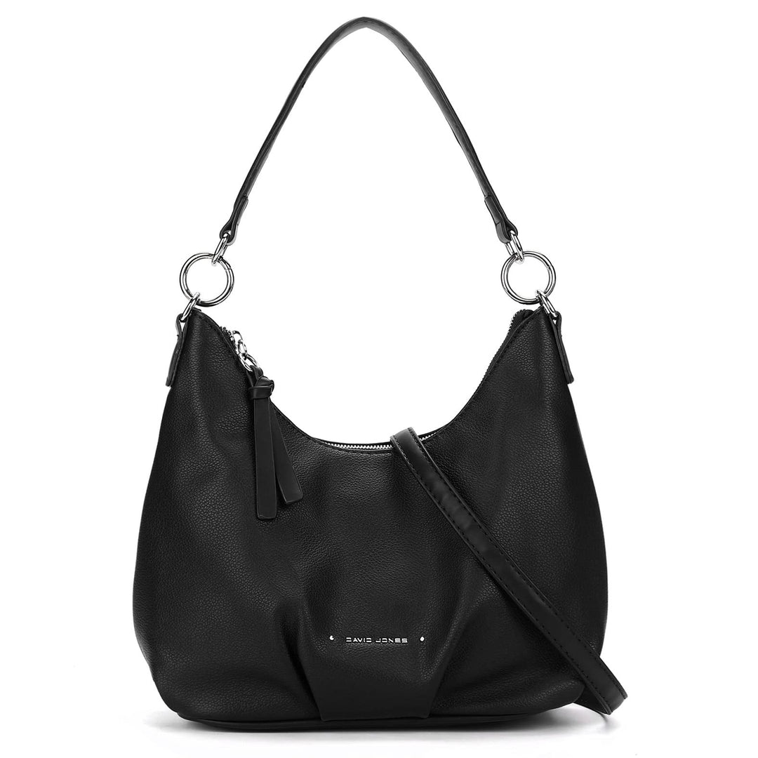 David Jones - Damen Hobo Schultertasche - Frau Handtasche PU Leder - Umhängetasche Mittelgrosse Lang