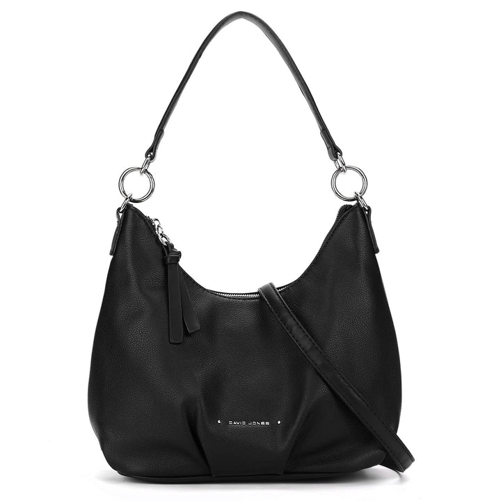 David Jones - Damen Hobo Schultertasche - Frau Handtasche PU Leder - Umhängetasche Mittelgrosse Lang