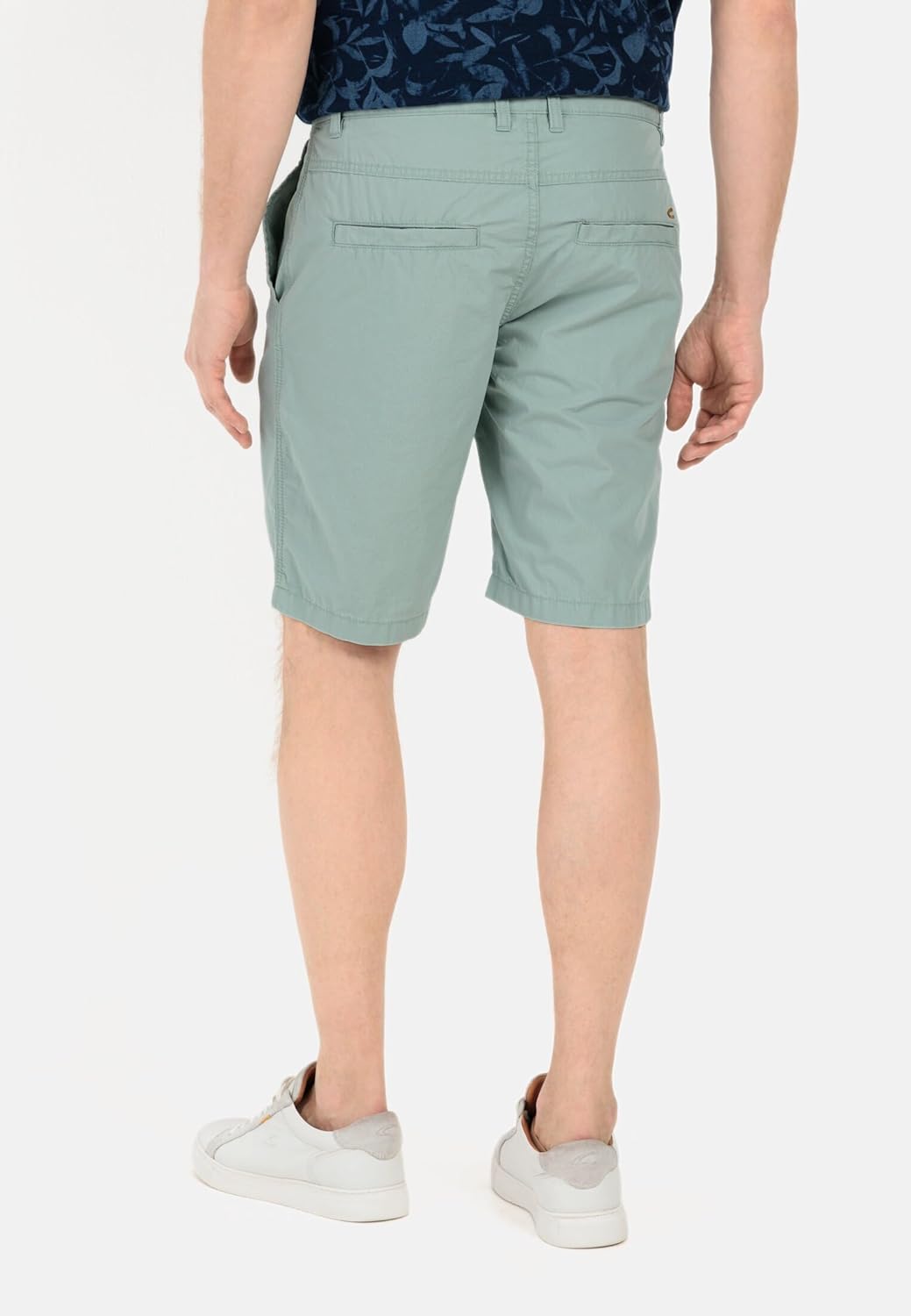 camel active Chino Shorts Aus Reiner Baumwolle - Hose 38 Blau-grün, 38 Blau-grün
