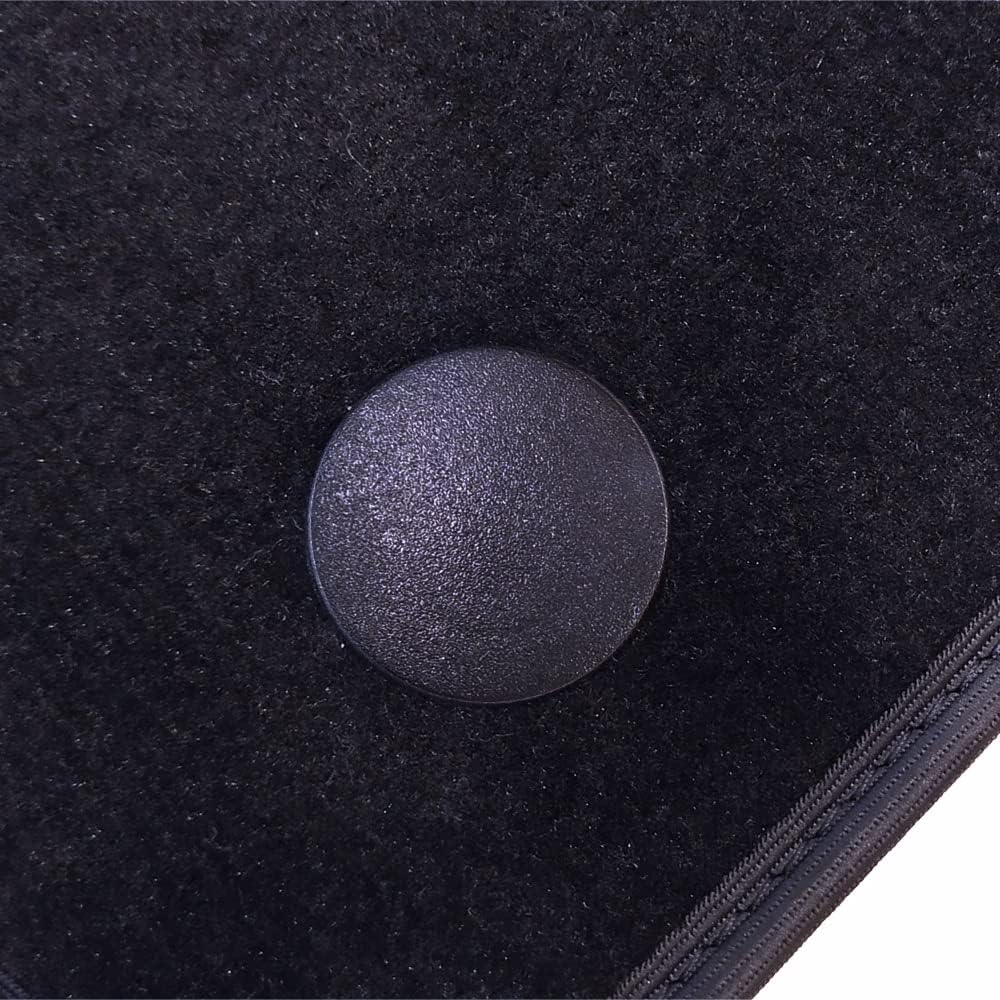 Fussmatten Set für Volvo XC60 Baujahr 2008 bis 2017 aus hochwertigem Teppich mit Fersenpolster, Farb