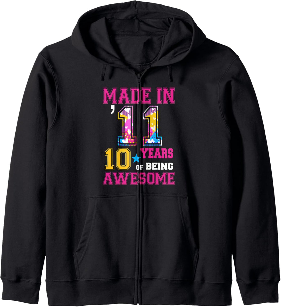 11 Years Old Girl Gifts For 11th Birthday Gift Born In 2010 Kapuzenjacke