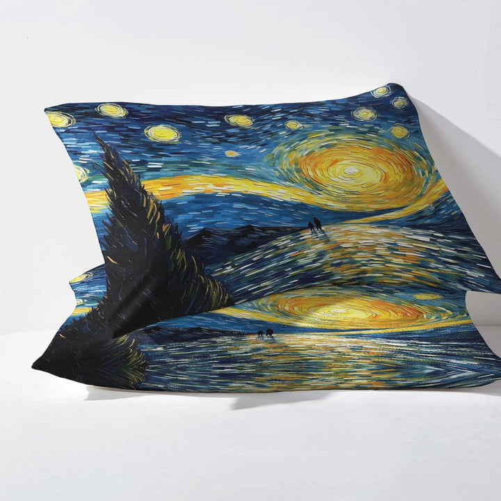 GEDAEUBA Sommer Bettwäsche 135x200 Van Gogh Sternennacht - Ölgemälde Bettbezug 135 x 200 2er Set, We