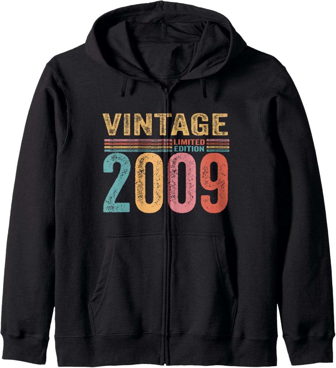 Vintage Limited Edition 2009 - 13 Jahre alt Geburtstagsgeschenke Kapuzenjacke