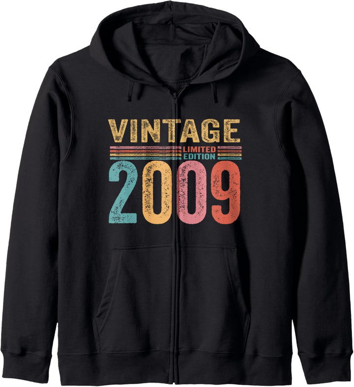 Vintage Limited Edition 2009 - 13 Jahre alt Geburtstagsgeschenke Kapuzenjacke