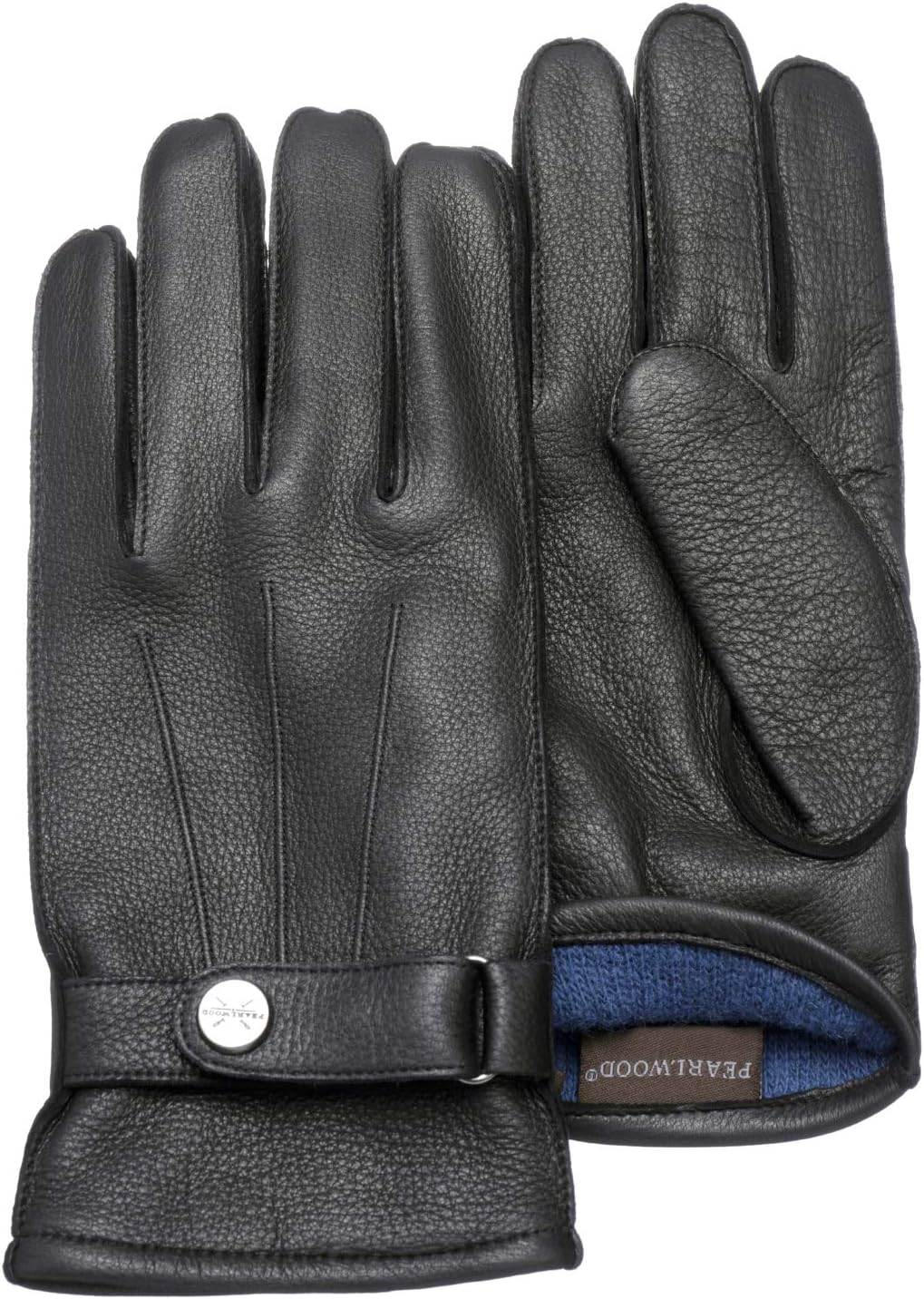 PEARLWOOD Herren Handschuhe Henry aus Hirschleder XL (10) black (200), XL (10) black (200)
