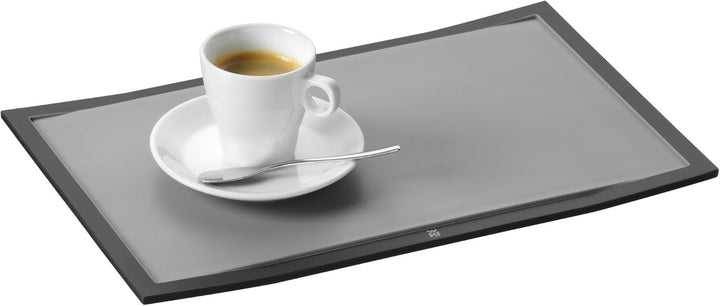 WMF Schneidebrett Tranchierbrett Touch schwarz 32 x 20 cm rechteckig aus Kunsstoff Saftrillen spülma