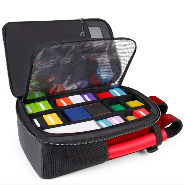 ENHANCE MTG-Rucksack - Sammleredition TCG-Rucksack für Deckboxen, gesleevte Karten, Spielmatten, MTG